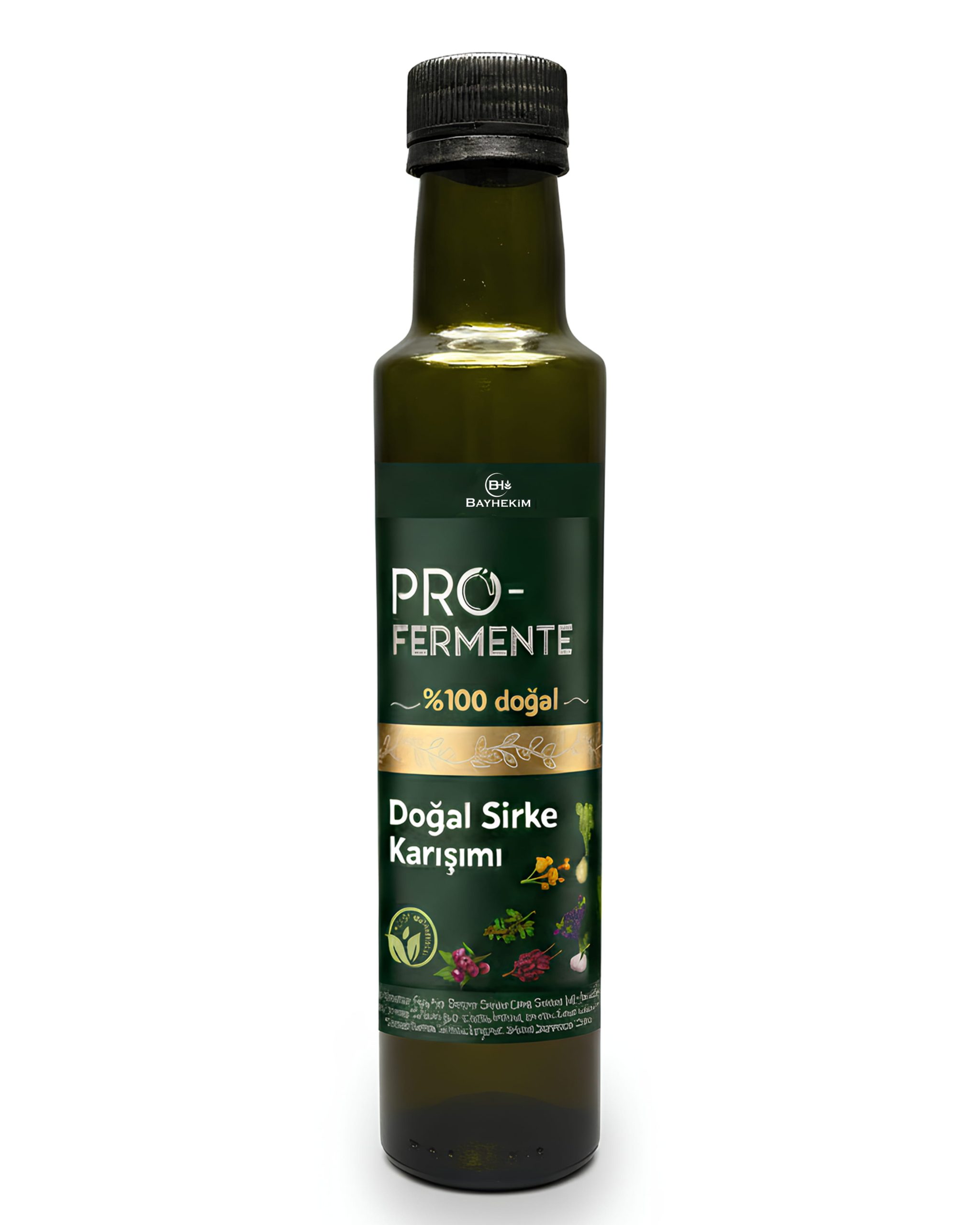 Bayhekim Pro-Fermente %100 Doğal Sirke Karışımı – 250 Ml.