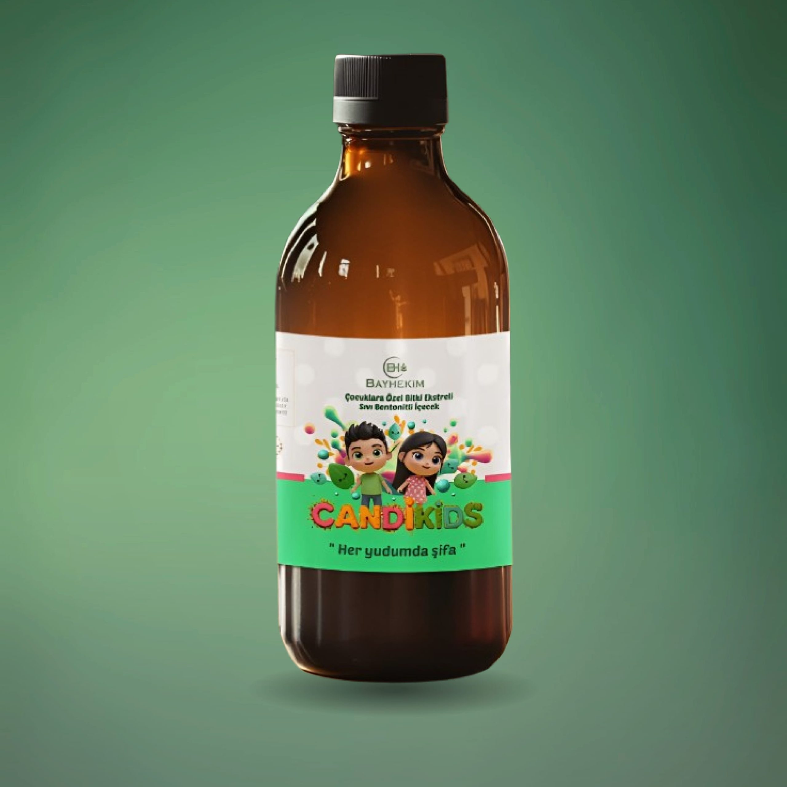 Candikids Çocuklara Özel Bitki Ekstreli Ve Sıvı Bentonitli İçecek 250 Ml.